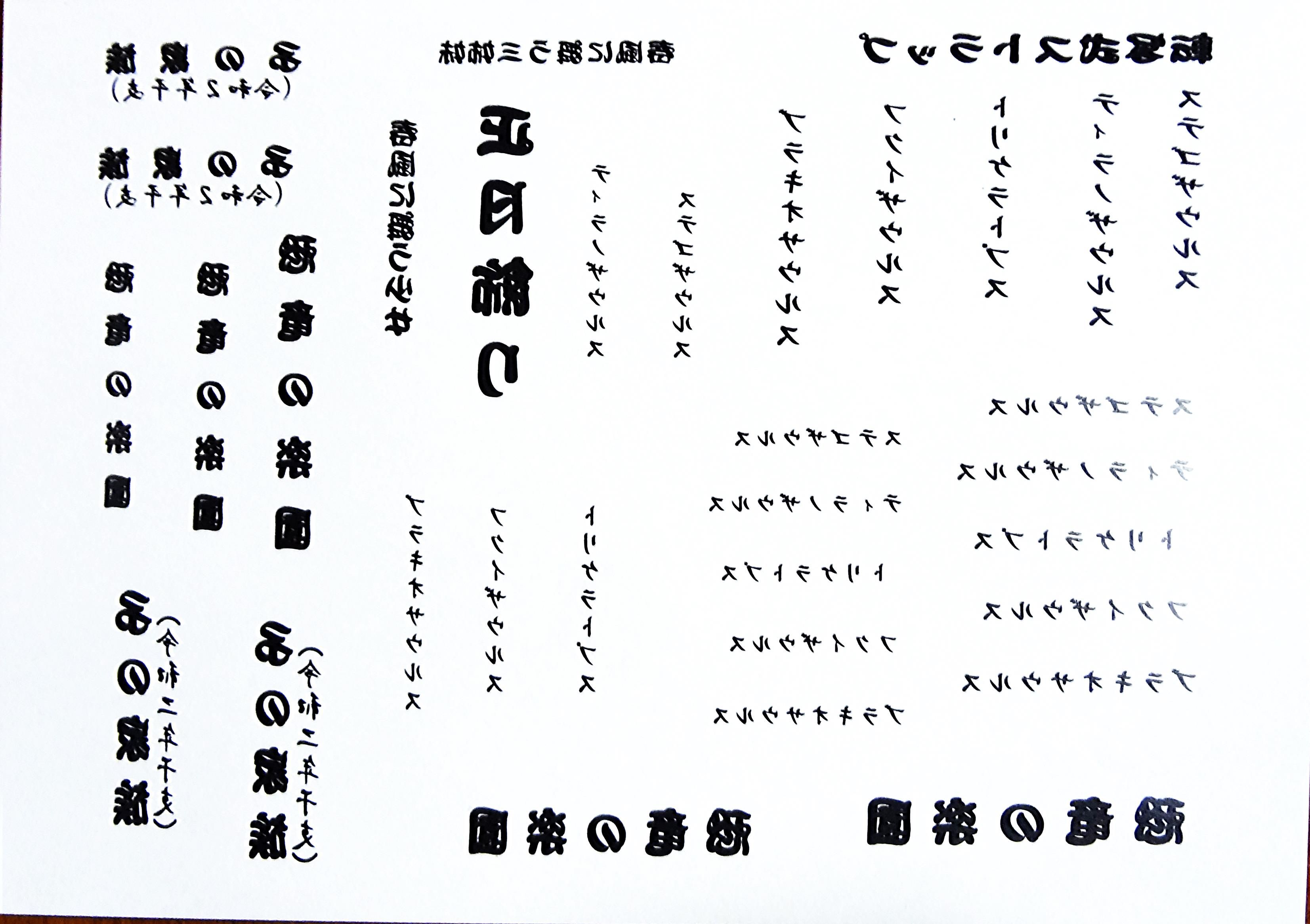 展示会の準備 名札の作成 第二報 竹人形の製作 日々の出来事 楽天ブログ