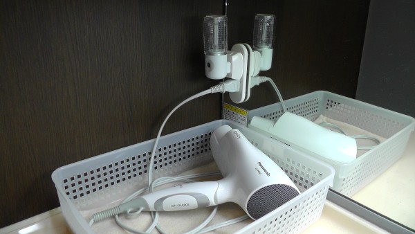 従来通り、ドライヤーも使用できる