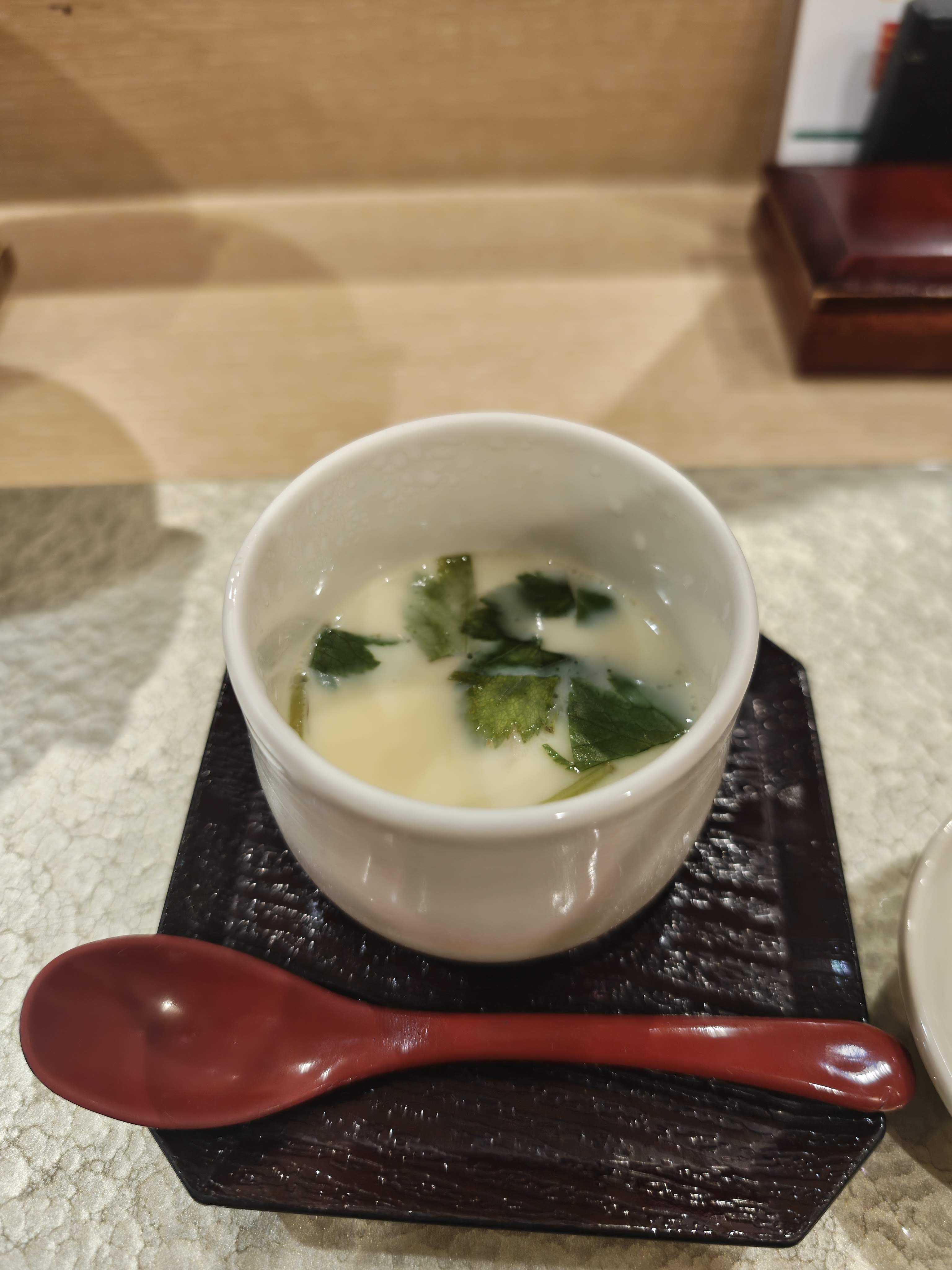 湯の川温泉 笑 函館屋　夕食　茶わん蒸し