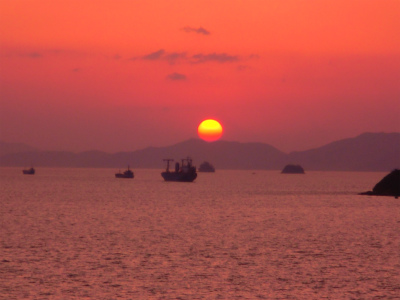 瀬戸の夕日