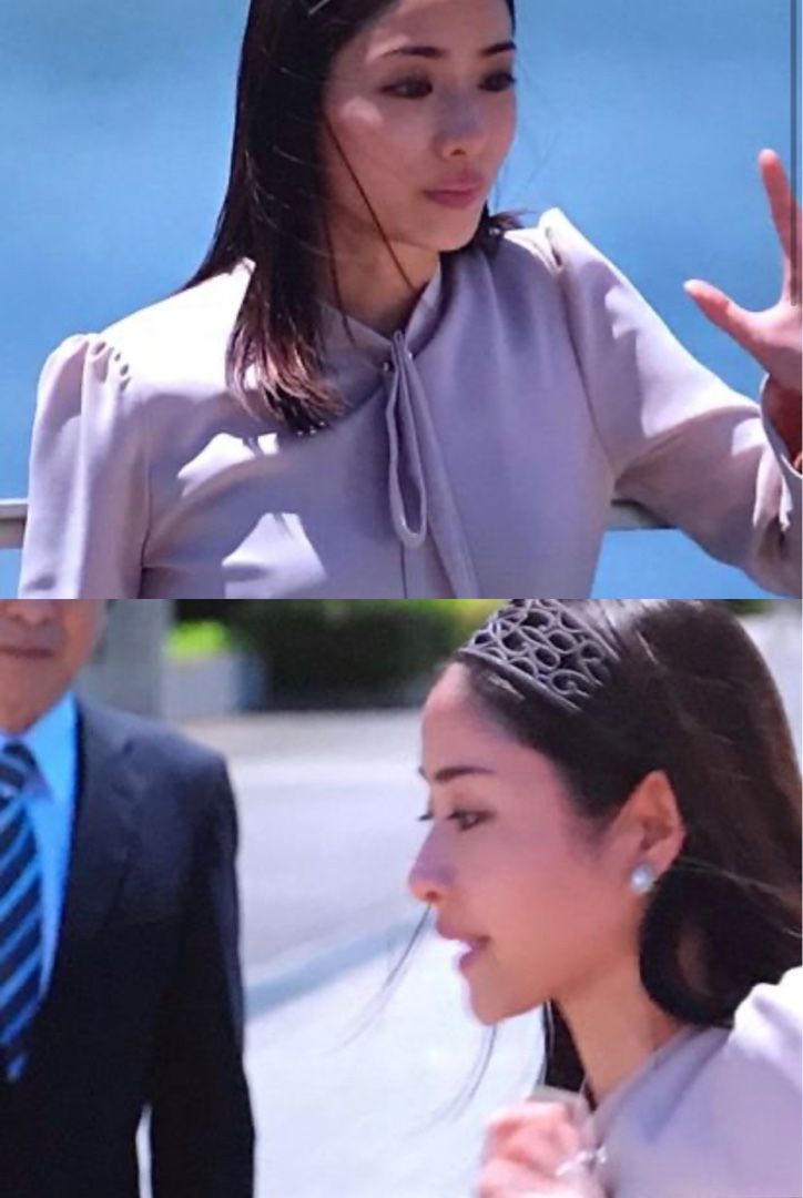 石原さとみちゃん着用🌟 ボウタイ プリーツ ワンピース