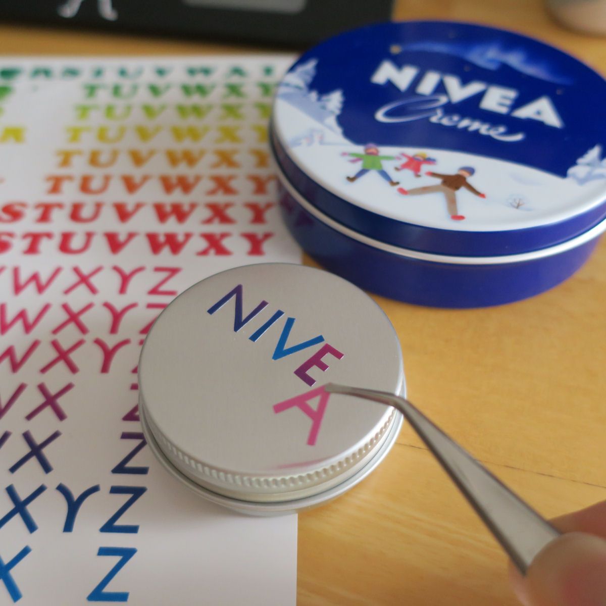 やっぱりニベアクリーム青缶 そら豆プリント倶楽部 楽天ブログ