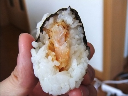 おにぎり開けたら