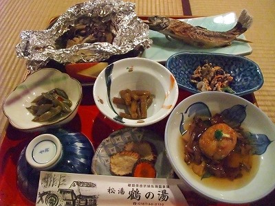 鶴の湯　夕食
