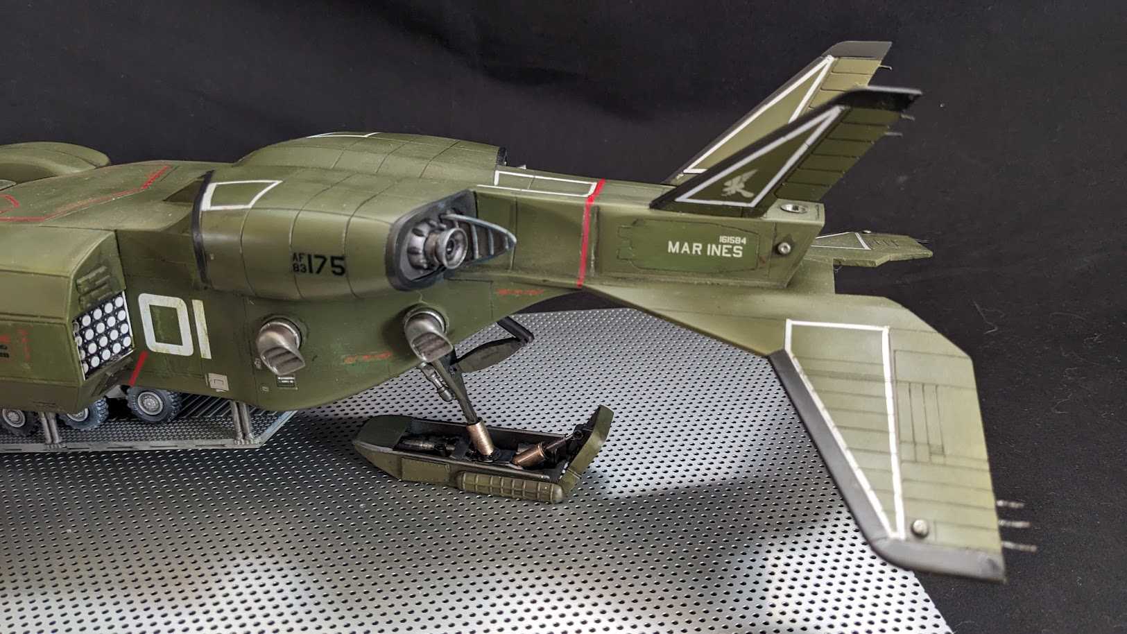 エイリアン2 1/72ドロップシップ 13 完成-1 | Dog's Room - 楽天ブログ