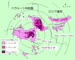 放射能汚染図