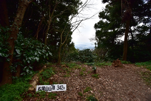 松尾山山頂