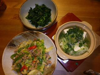 野菜炒め湯豆腐1229.JPG