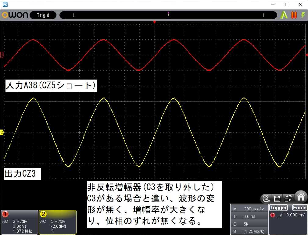 OWONのオシロスコープVDS-1022を買いました。その3オペアンプ