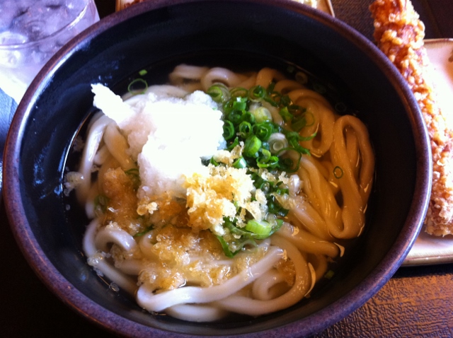 和ぁさんの「かけうどん」-2♪