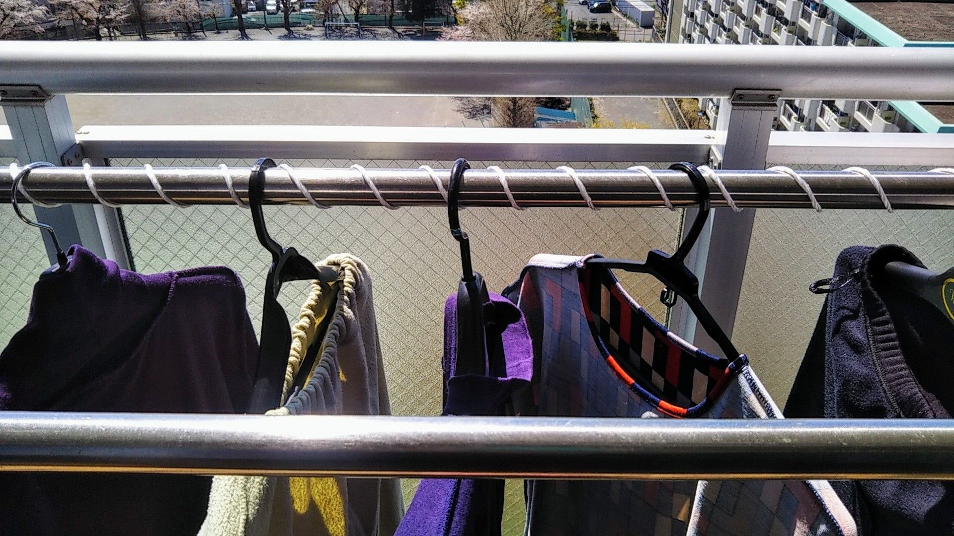 物干し竿の強風対策の効果 病気と生きる 楽天ブログ