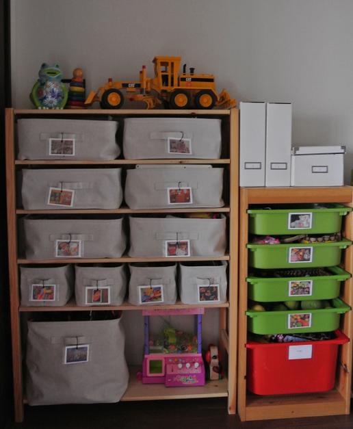 おもちゃ収納　ＩＫＥＡ　無印　子供部屋