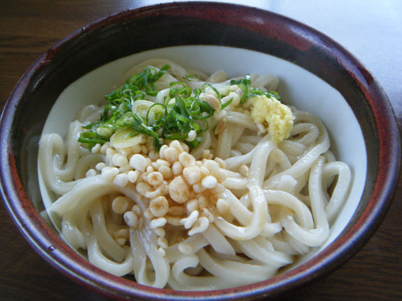 つくだうどんの「ぶっかけ」-3♪