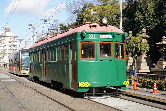 阪堺電車の 正月 オリエント急行殺人事件4