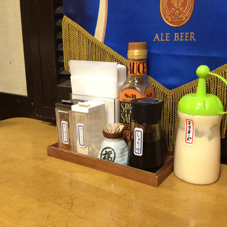 蒲田南口カレー店 調味料