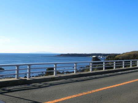 三浦七福神めぐり２０１４０１０６　慈雲寺から三崎港まで歩きその途中に撮影