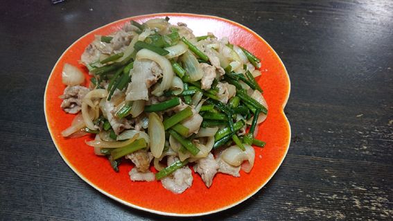 行者にんにくの茎の炒め物 山菜 行者にんにく 料理 炒め物 りょうちんのブログ 楽天ブログ