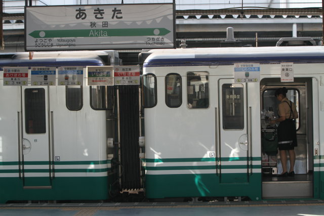 秋田駅 ED75と土崎D51保存車両2