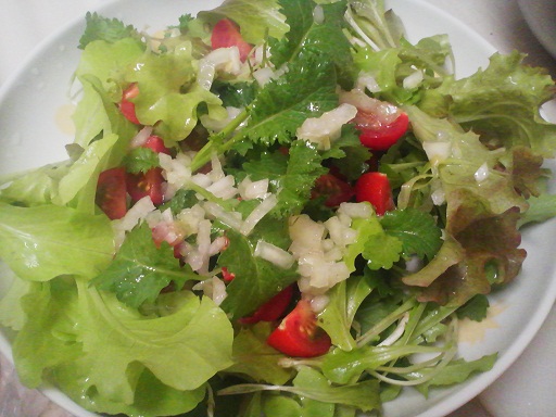 家庭園芸のサラダ