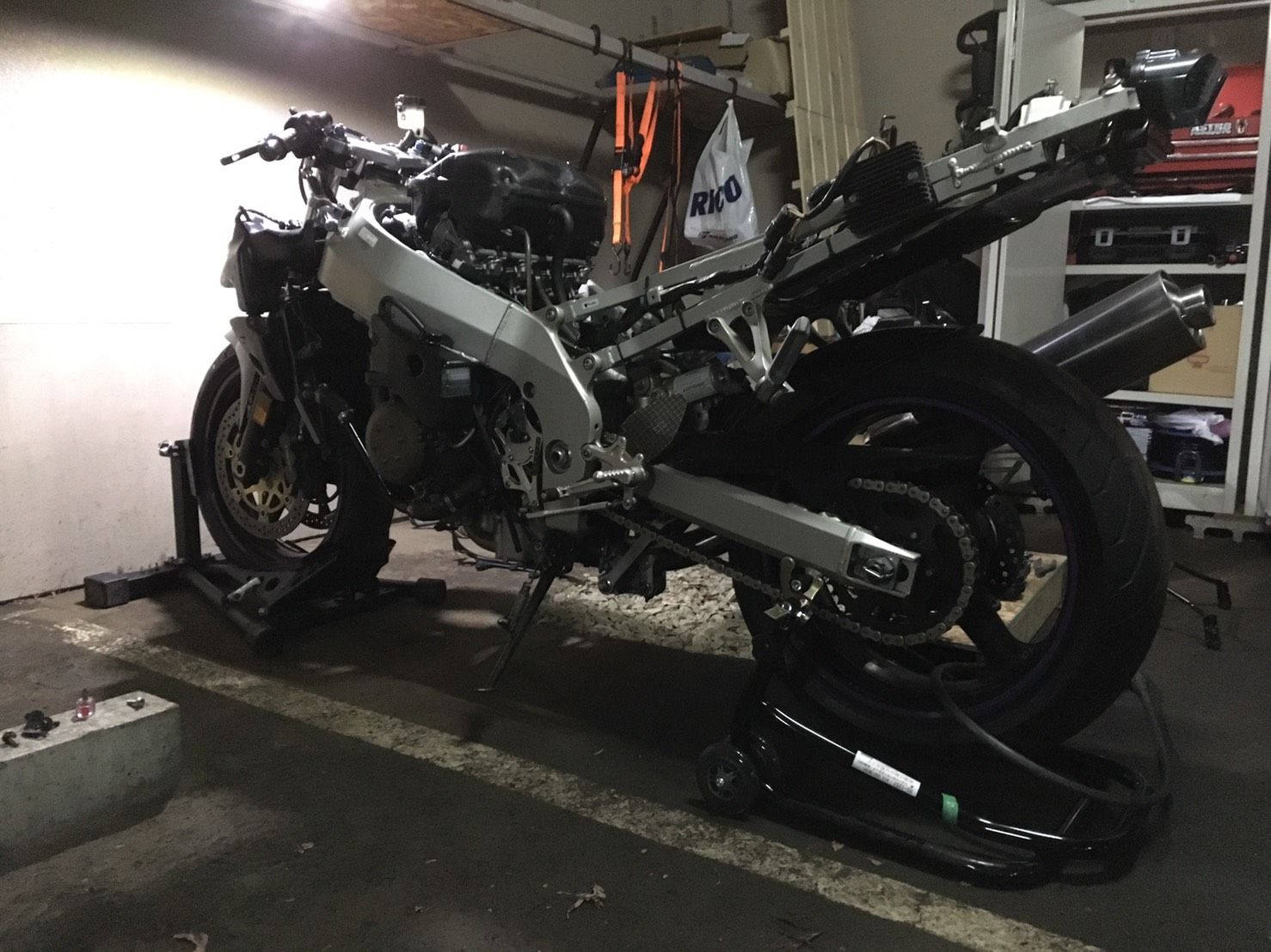 ZX-9R・クロスミッション・実働車から外しました！ノークレーム