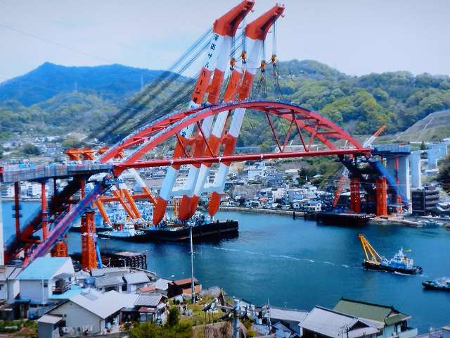 呉市第2音戸大橋建設現場見学会 平成24年6月8日 9