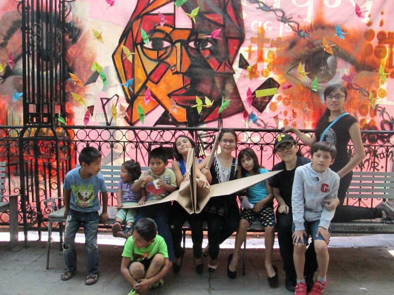 Jardin de arte por la paz