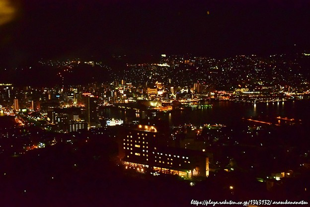 今回は長崎ランタンフェスティバルへその5 ロープウエイからの夜景 | 今日の予定 - 楽天ブログ