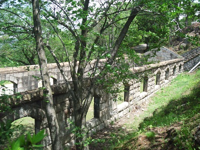 音戸瀬戸公園の元兵舎跡