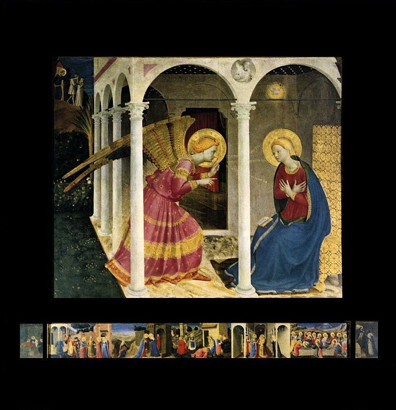 フラ・アンジェリコFra Angelico・・・とは？『受胎告知』祭壇画