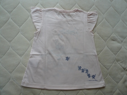KP(ケーピー)mimiちゃんの刺繍とレースをあしらった大人気アリスシリーズＴシャツ後ろ.JPG