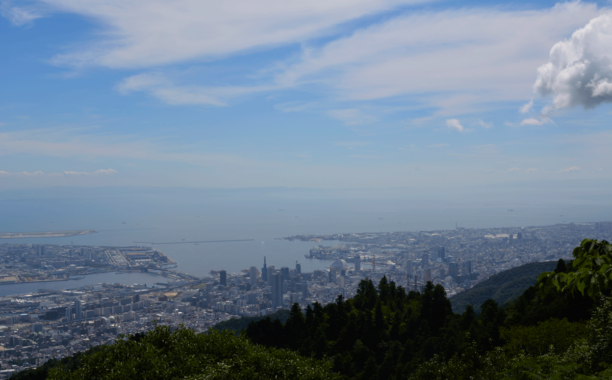 摩耶山から南西