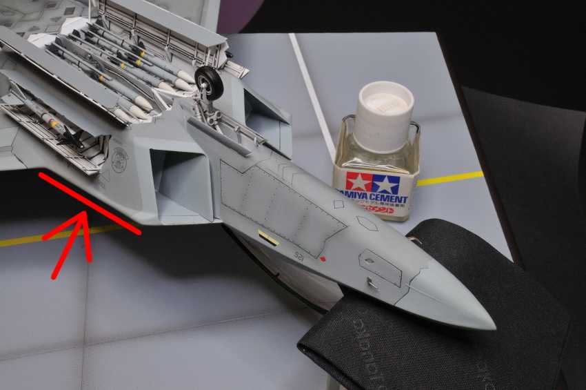 アカデミー 1/48 F-22A Raptor 完成してます | デメくんのブログ