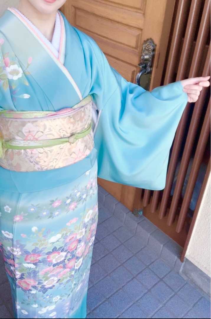 水色の訪問着で厄祓い👘⛩✨ | アラサー女子のちょっとお洒落したい