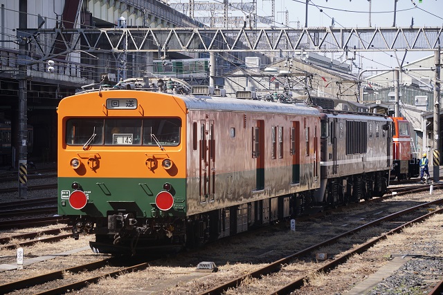 EF64 1001牽引 クモヤ143-51 大宮セ 出場！配給5