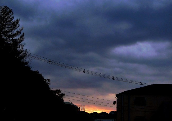 夕暮れ