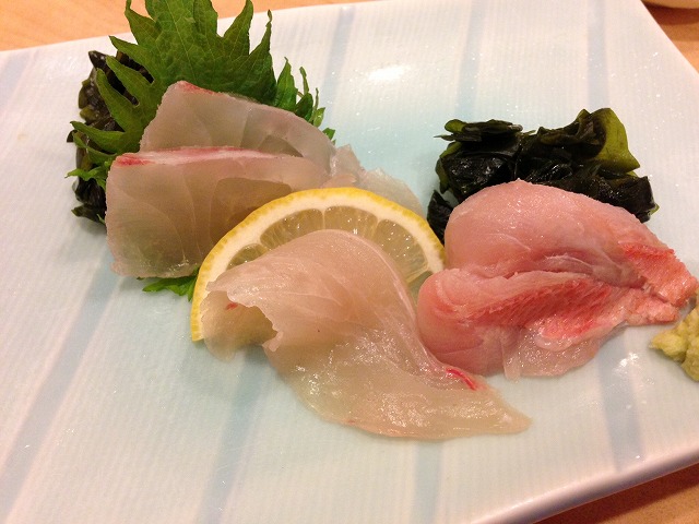 白身盛り合わせ