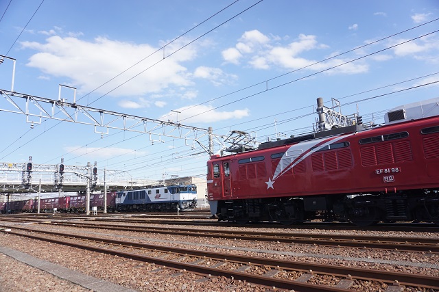 EF81 98牽引 水戸ホキ工臨 & EF64 1025牽引 鹿島貨物3