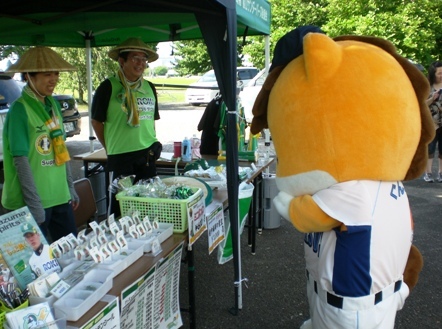 富山サンダーバーズ　グッズ売り場