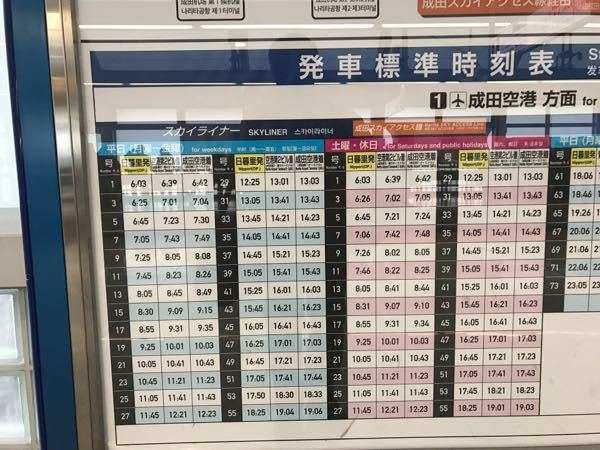 スカイライナー 日暮里駅発 時刻表 車線減少 右によれのブログ 楽天ブログ