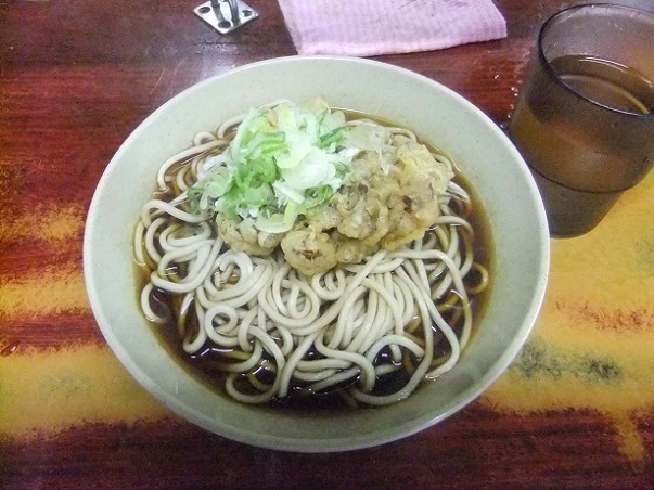 そば千東神田店のまいたけ天そば１