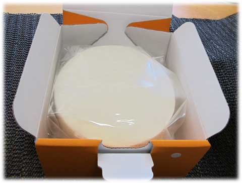 マンゴーのレアチーズケーキ