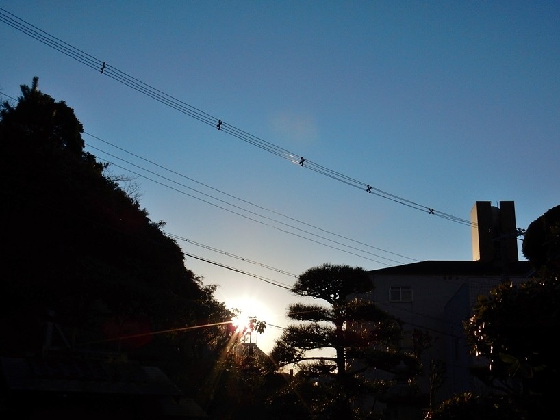 夕暮れ
