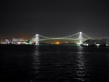 シンフォニークルーズ　ディナークルーズ　夜景　レインボーブリッジ