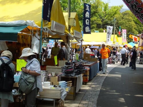 横浜開港記念バザー会場内