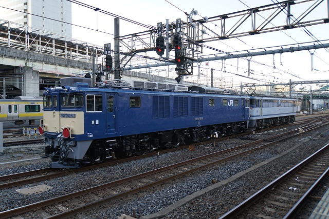 JRF愛知 EF64 1028 国鉄色で 大宮出場！3