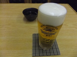 雷門田川の生ビール