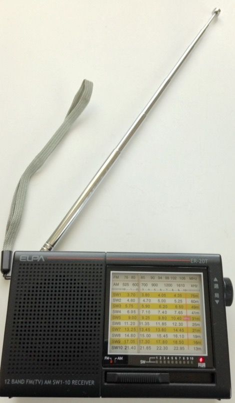ELPA ER-20T（12バンドFM・AM・SWラジオ） | ひとりごと程度のラジオ 