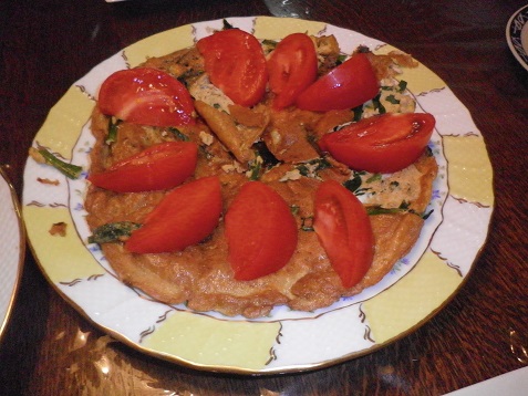 手料理150726ニラたっぷり卵焼き