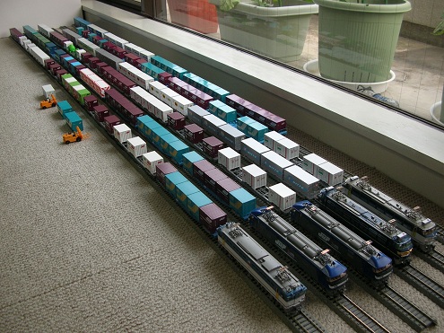 コンテナ基地　ターミナル　コキ　ＪＲＦ　ＪＲ貨物　貨物列車　レイアウト