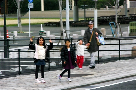 １６５.皆さん手を振ってくれます